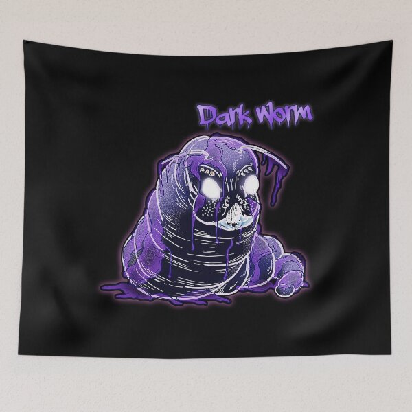 Item preview, Slime Worm Dark Purple: Dark Worm designed and sold by iduzarts.