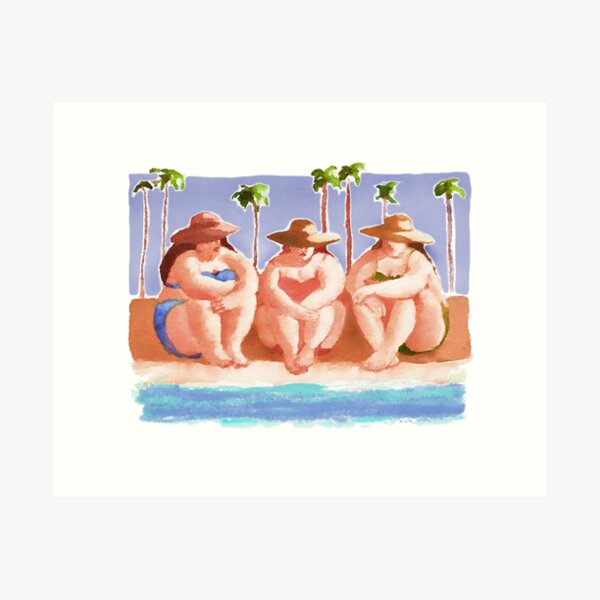 Item preview, Three fat women on the beach designed and sold by Lyngianni.