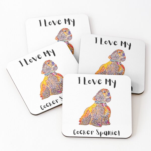 Item preview, I Love My Cocker Spaniel designed and sold by NiftyTees.