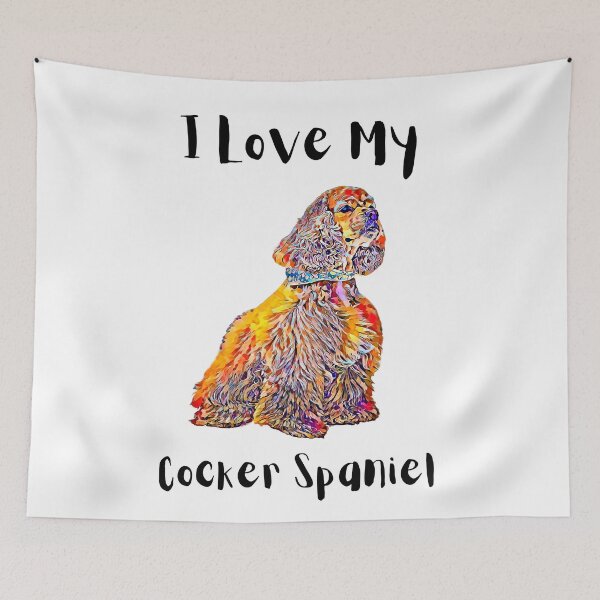 Item preview, I Love My Cocker Spaniel designed and sold by NiftyTees.