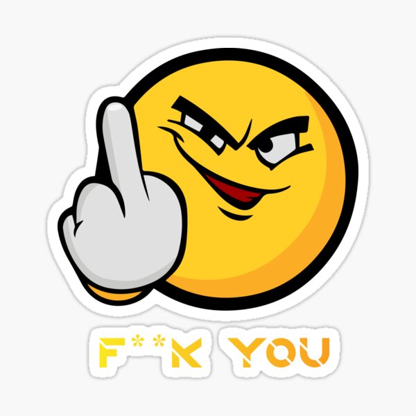 Va te faire foutre emoji Sticker