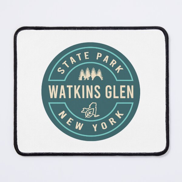 Item preview, Watkins Glen State Park Logo Blue designed and sold by VanyaKar.