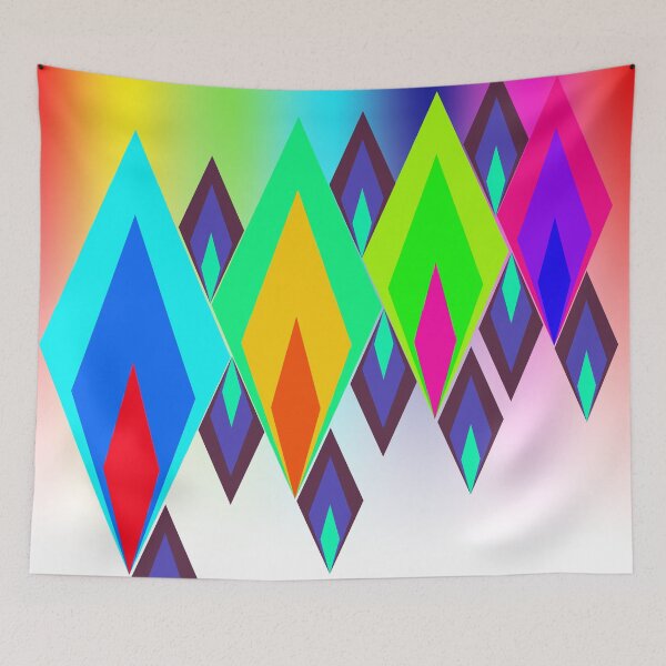 Item preview, colorful diamonds inside colorful diamonds designed and sold by Bigrow.