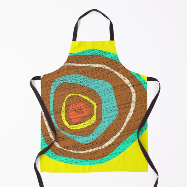 Item preview, Brightly Colored Retro Concentric Circles on Yellow designed and sold by LisWilliams.