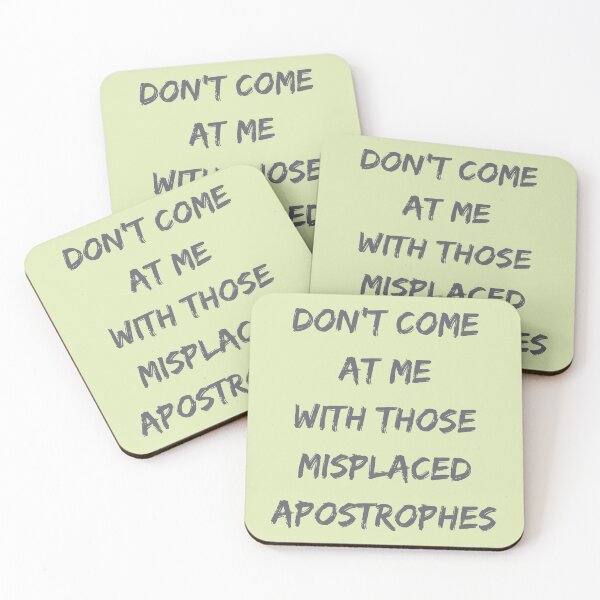 Item preview, APOSTROPHES T-SHIRT designed and sold by Swooncake Press.