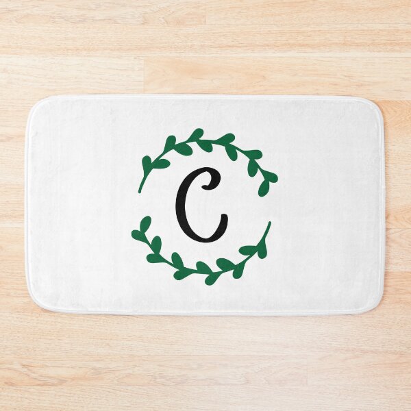 Item preview, C Monogram Wreath designed and sold by LillyAshley.