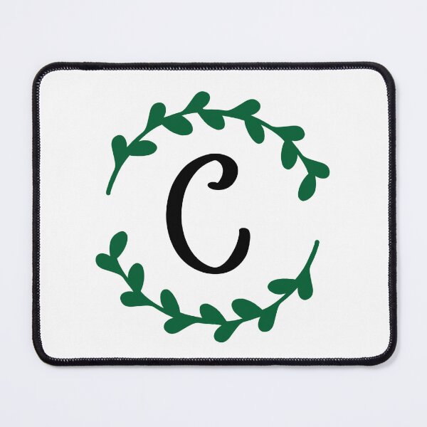 Artikelvorschau, C-Monogramm-Kranz entworfen und verkauft von LillyAshley.