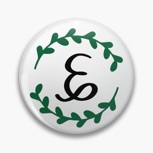 Item preview, E Monogram Wreath designed and sold by LillyAshley.