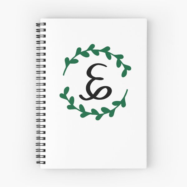 Item preview, E Monogram Wreath designed and sold by LillyAshley.