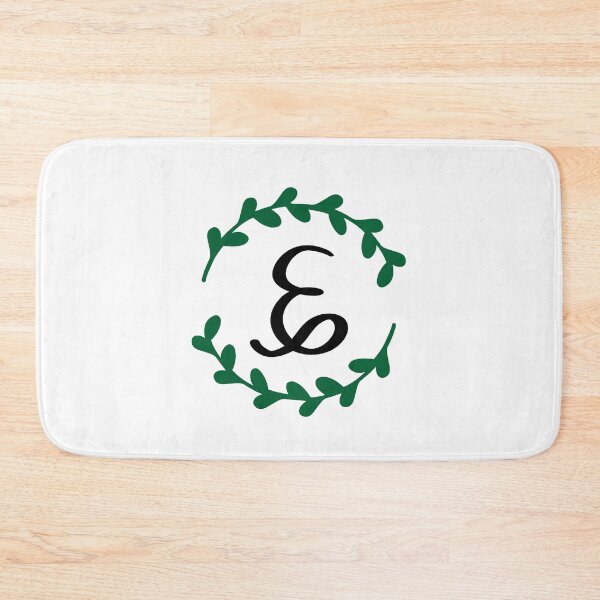 Item preview, E Monogram Wreath designed and sold by LillyAshley.