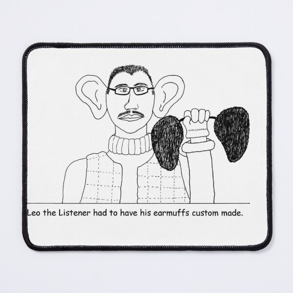 Item preview, Leo the Listener designed and sold by ThisEndUp.