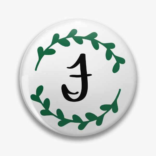 Item preview, F Monogram Wreath designed and sold by LillyAshley.