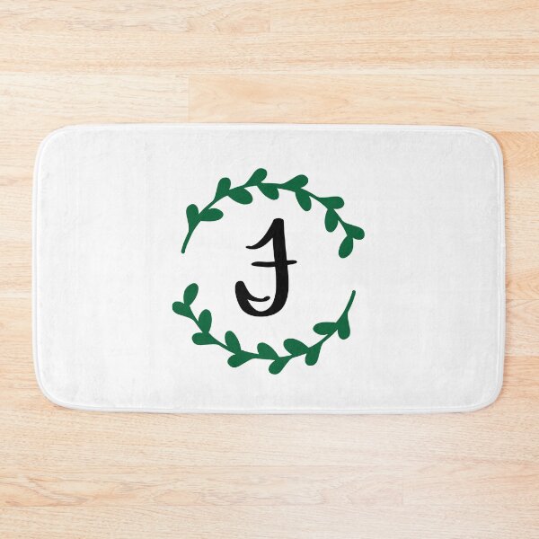 Item preview, F Monogram Wreath designed and sold by LillyAshley.