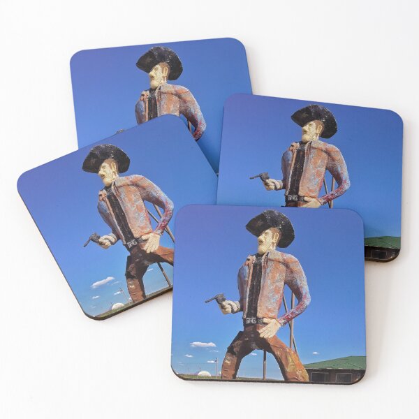 Item preview, Vintage Texan Cowboy Metal Art Figure designed and sold by CapeCodGiftShop.