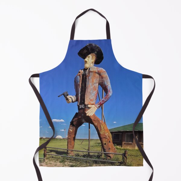 Item preview, Vintage Texan Cowboy Metal Art Figure designed and sold by CapeCodGiftShop.