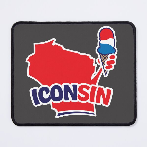 Item preview, Wisconsin is Arched Iconsin (red, white, blue) Custard designed and sold by gstrehlow2011.