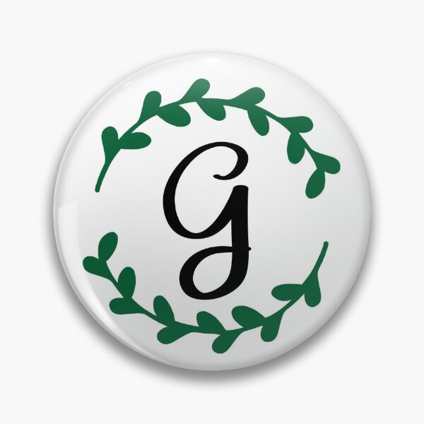 Item preview, G Monogram Wreath designed and sold by LillyAshley.