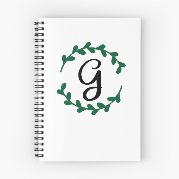 Item preview, G Monogram Wreath designed and sold by LillyAshley.
