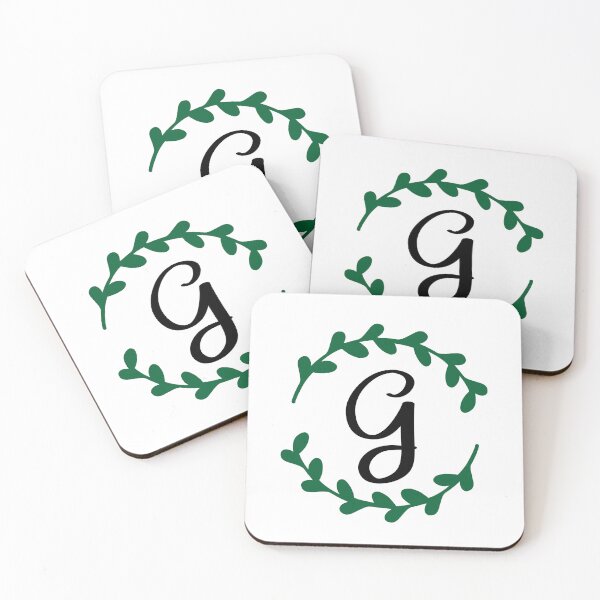 Item preview, G Monogram Wreath designed and sold by LillyAshley.