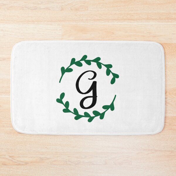 Item preview, G Monogram Wreath designed and sold by LillyAshley.