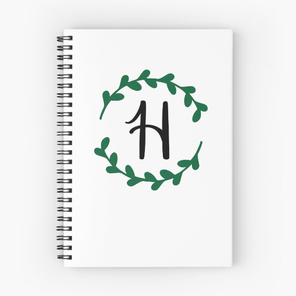 Item preview, H Monogram Wreath designed and sold by LillyAshley.