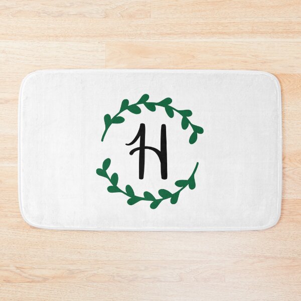Item preview, H Monogram Wreath designed and sold by LillyAshley.
