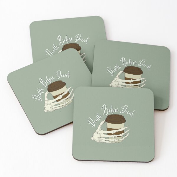 Item preview, Death before decaf designed and sold by tenannii.