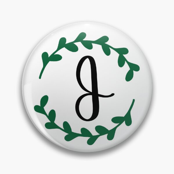 Item preview, J Monogram Wreath designed and sold by LillyAshley.
