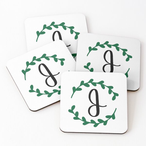 Item preview, J Monogram Wreath designed and sold by LillyAshley.