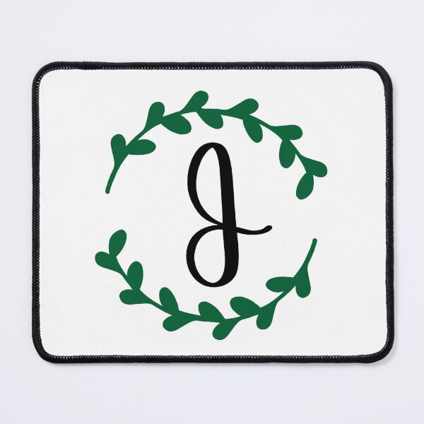 Artikelvorschau, J-Monogramm-Kranz entworfen und verkauft von LillyAshley.