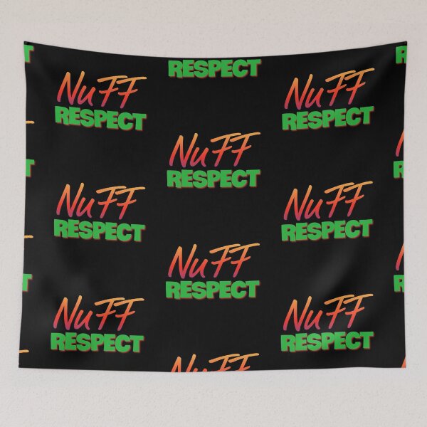 Item preview, Nuff Respect Jamaican slang in reggae colors designed and sold by Valdilana.