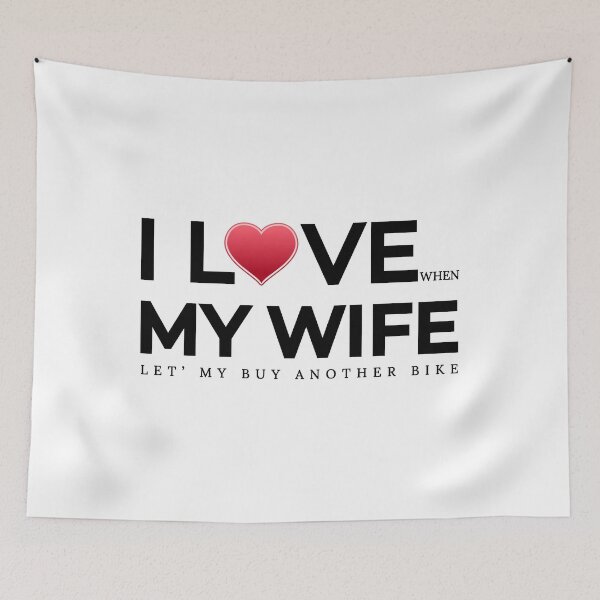 Item preview, I love my wife, let's my buy another bike, awesome husband, funny family designed and sold by Lekrock.