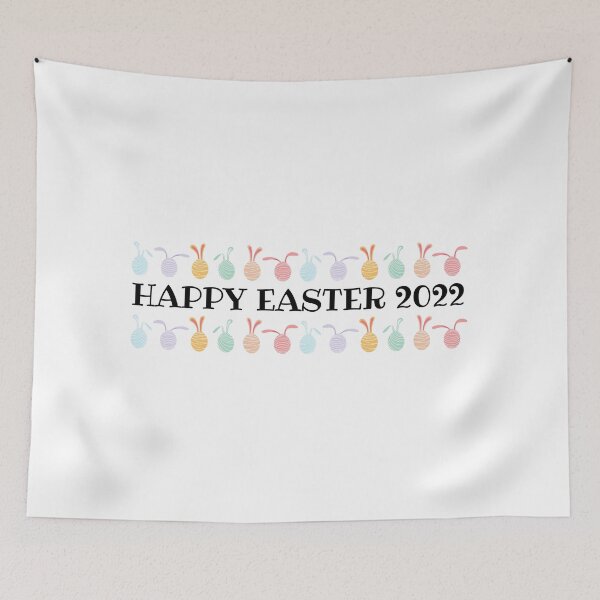 Aperçu de l'œuvre Copie de happy easter 2022 créée et vendue par madraso.