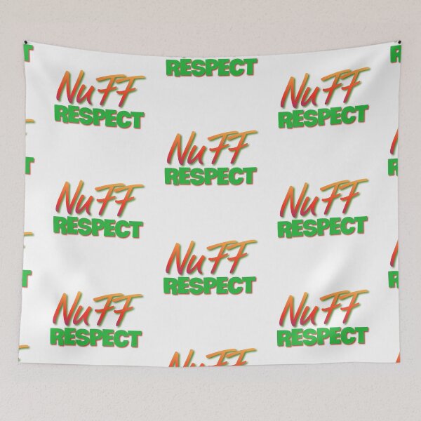 Item preview, Copy of Nuff Respect Jamaican slang in reggae colors designed and sold by Valdilana.
