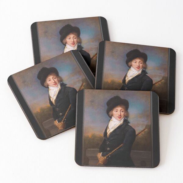 Item preview, Portrait of Auguste Vestris by Adèle Romany Remastered Xzendor7 Classical Art Old Masters Reproductions designed and sold by Xzendor7 Digital Art Creations.