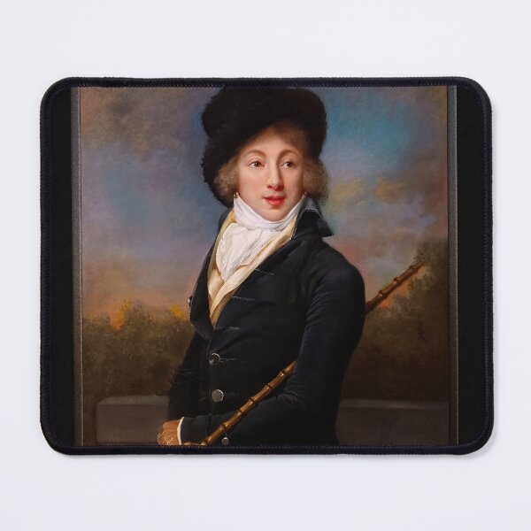 Item preview, Portrait of Auguste Vestris by Adèle Romany Remastered Xzendor7 Classical Art Old Masters Reproductions designed and sold by Xzendor7 Digital Art Creations.