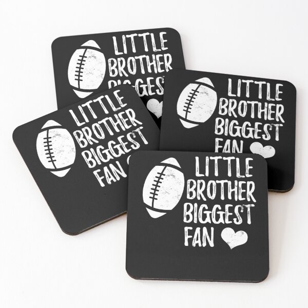 Item preview, Little Brother Biggest Fan Football Sticker designed and sold by jacksrome6.