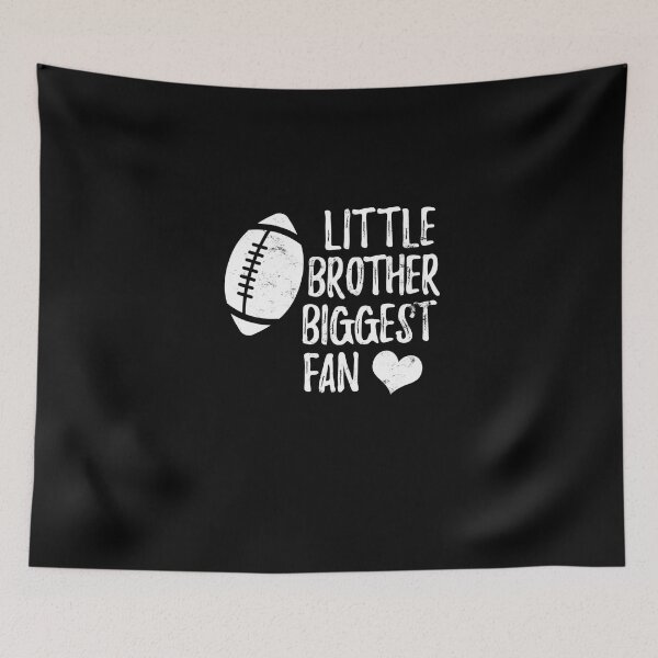 Item preview, Little Brother Biggest Fan Football Sticker designed and sold by jacksrome6.
