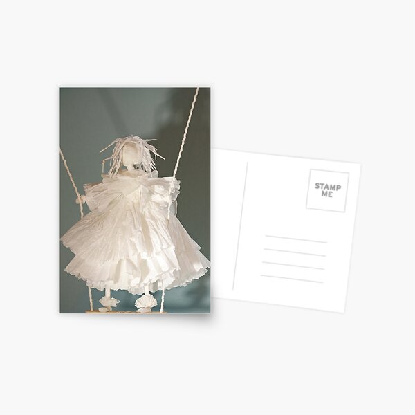 Item preview, white angel on  swing  designed and sold by mrivserg.
