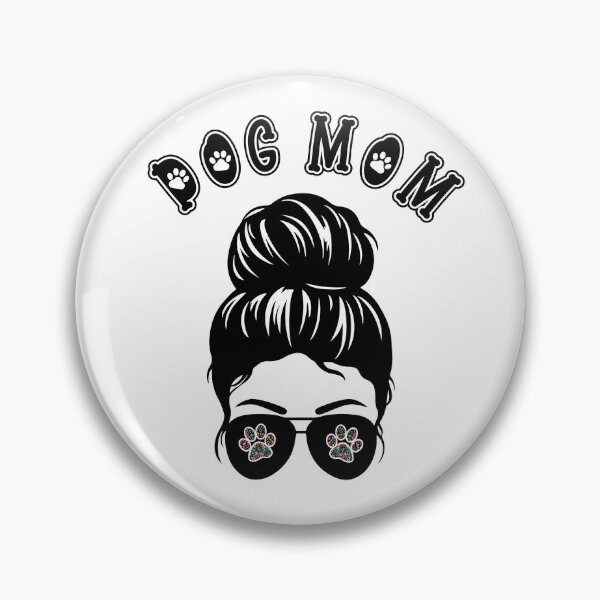 Item preview, Dog Mom Messy Bun Cool Aviator Glasses with Mandala Paw Prints designed and sold by adriana-holmes.