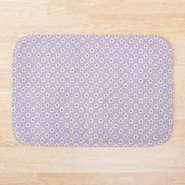 Item preview, White Flowers on a Lavender Background designed and sold by Hanna McCown.
