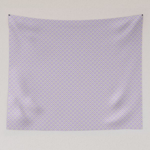 Item preview, White Flowers on a Lavender Background designed and sold by Hanna McCown.
