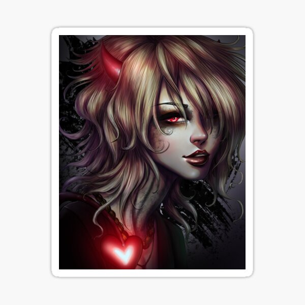 Ruki HERESY demon portrait Sticker