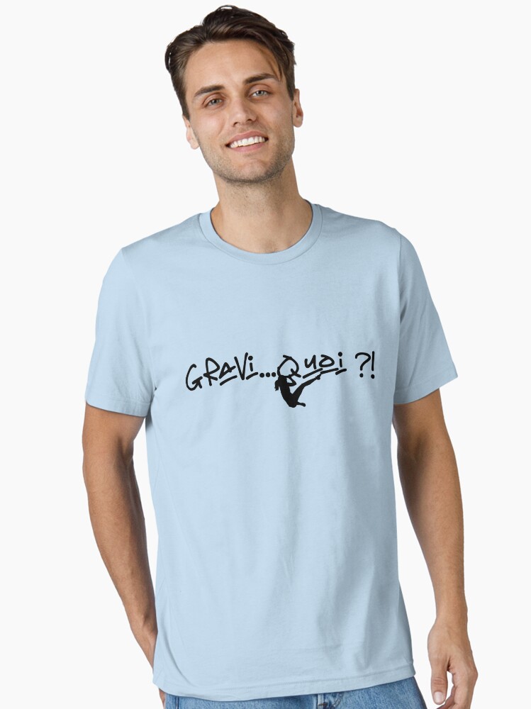 Aperçu 2 sur 7. T-shirt essentiel avec l'œuvre Gravité ? créée et vendue par M1D33L.