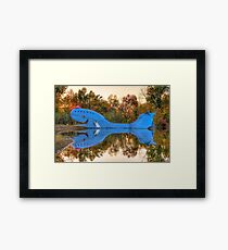 The Route 66 Blue Whale - Catoosa Oklahoma Framed Print
