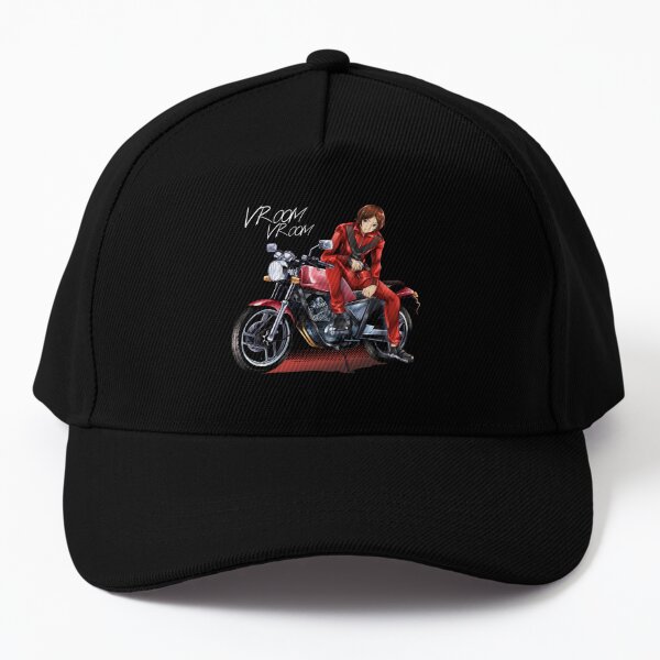 Gorra con emblema de motociclismo