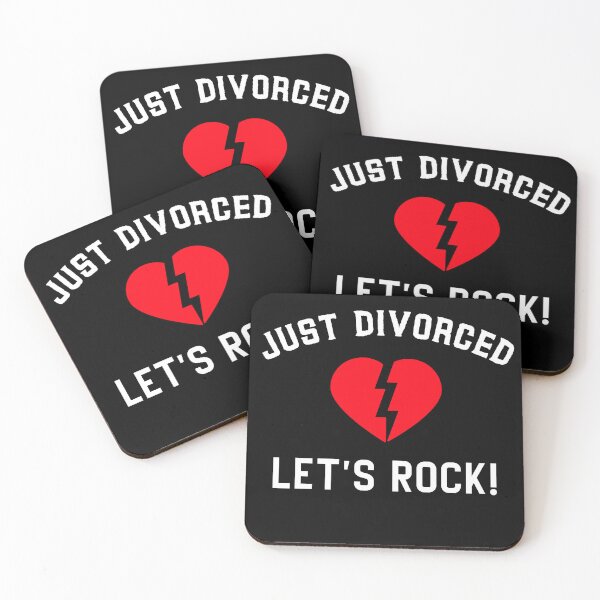 Item preview, JUST DIVORCED. LET'S ROCK! ESSENTIAL T-SHIRT designed and sold by bestfunonline.