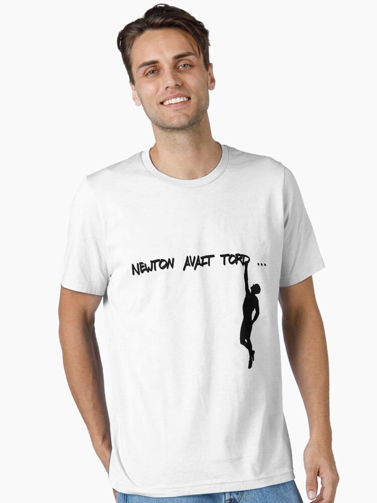 Aperçu 1 sur 7. T-shirt essentiel avec l'œuvre Newton 3 créée et vendue par M1D33L.