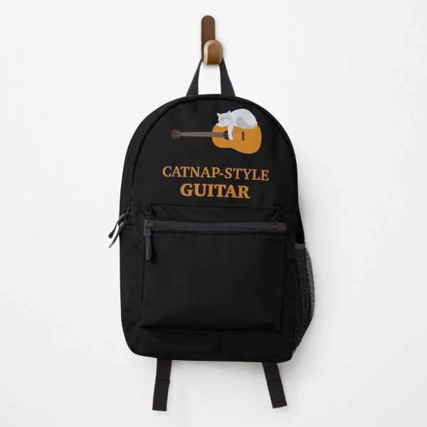 Item preview, Catnap on Acoustic Guitar | Best Gift Ideas | Persian Cat designed and sold by Fluffy-Vectors.