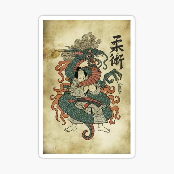 REAR NAKED DRAGON Sticker